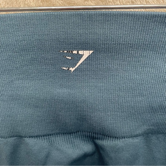 Gymshark Energy Seamless Leggings Blue Holes Perforated Women’s small cropped - Picture 6 of 9